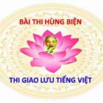 Kịch bản thi hùng biện giao lưu Tiếng Việt