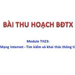 Module TH23 Mạng Internet – Tìm kiếm và khai thác thông tin