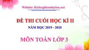 De Cuoi Ki Ii Toan Lop 3