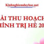Bài thu hoạchch chính trị hè 2020 của huyện Krông Năng