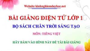 Bai Giang Tieng Viet Lop 1