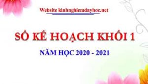 So Ke Hoach Khoi 1