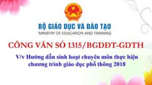 Cong Van 1315 Sinh Hoat Chu
