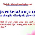 Biện pháp giáo dục môn Tiếng Việt sách Cánh diều