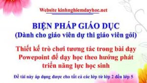 Hinh Nen Bien Phap Giao Duc