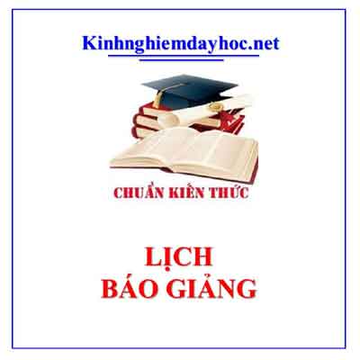 Lich Bao Giang Lop 1