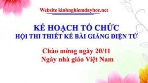 Ke Hoach Thi Bai Giang Dien