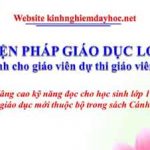 Biện pháp giáo dục Tiếng Việt sách Cánh diều