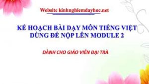 Ke Hoach Bai Day Mon Tieng