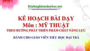 Ke Hoach Bai Day Mon My Thu