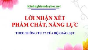 Nhan Xet Thong Tu 27