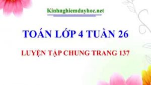 Luyen Tap Chung 4 Trang 137