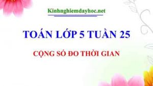 Cong So Do Thoi Gian