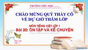 Bai 20 On Tap Va Ke Chuyen