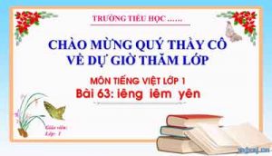 Bai 63 Ieng Iem Yen