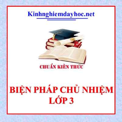 Bien Phap Chu Nhiem Lop 3