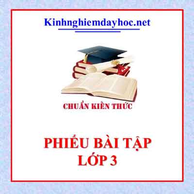 Phieu Bai Tap Lop 3