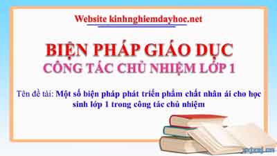 Bien Phap Chu Nhiem Lop 1