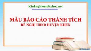Bao Cao Thanh Tich