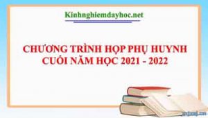 Hop Phu Huynh Cuoi Nam