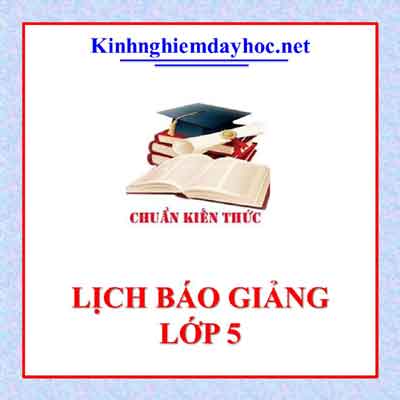 Lich Bao Giang Lop 5