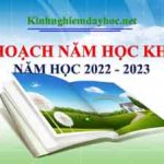 Kế hoạch khối 1 năm học 2022 – 2023
