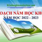 Kế hoạch năm học khối 4.5 năm họ 2022 – 2023