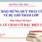 Le Chao Co Dac Biet