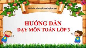 Huong Dan Day Mon Toan 3