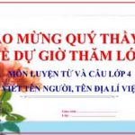Bài giảng cách viết tên người tên địa lí Việt Nam. Địa lí lớp 4 tuần 7