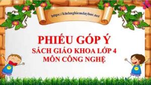 Phieu Gop Y