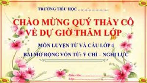 Y Chi Nghi Luc