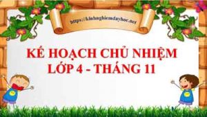 Ke Hoach Chu Nhiem