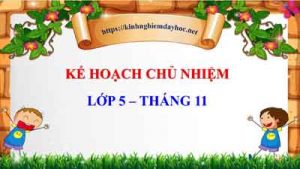 Ke Hoach Chu Nhiem T11