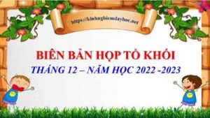 Bien Ban Hop Thang 12
