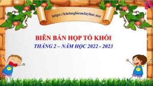 Bien Ban Hop To