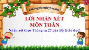 Nhan Xet Mon Toan 3