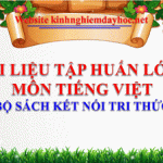 Tài liệu tập huấn lớp 4 môn Tiếng Việt sách Kết nối tri thức