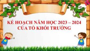 Ke Hoach Nam Hoc
