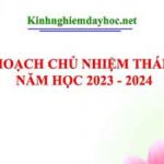 Ke Hoach Chu Nhiem Thang 11