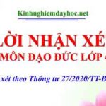 Loi Nhan Xet Dd 4