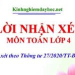 Loi Nhan Xet Toan 4