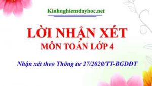 Loi Nhan Xet Toan 4