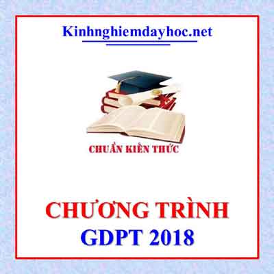 chương trình GDPT 2018