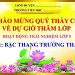 Bài giảng bậc thang trưởng thành SHL tuần 1