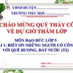 Biết ơn những người có công với quê hương đất nước (T2)