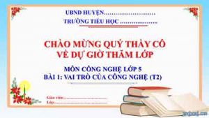 Vai Tro Cong Nghe