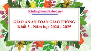 Giáo án ATGD lớp 3