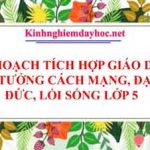 Kế hoạch tích hợp giáo dục lí tưởng cách mạng