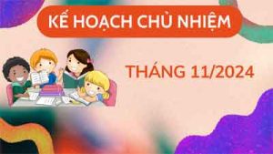 Ke Hoach Chu Nhiem Thang 11